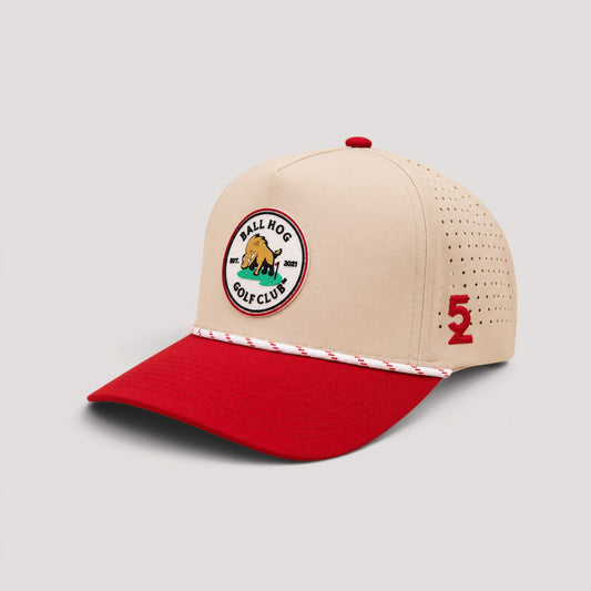THE BALLHOG CLASSIC HAT TAN | RED